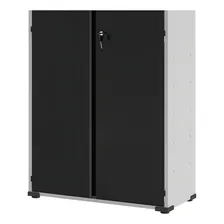 Elite Aço Armário Aço Escritório Fechadura 3 Prateleiras Ea303 Preto Foto mini 3