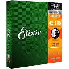 Elixir Encordoamento Baixo 045 4 Cordas Nanoweb 14077 - Usa Foto mini  2
