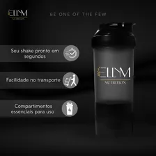 Ellym Nutrition coqueteleira shake academia com compartimentos para suplementos Foto mini 4