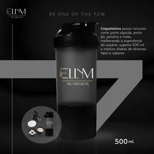 Ellym Nutrition coqueteleira shake academia com compartimentos para suplementos Foto mini 3