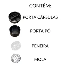 Ellym Nutrition coqueteleira shake academia com compartimentos para suplementos Foto mini 2
