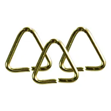 Elo Para Chaveiro Argola Triangulo 1000 Unidades Prata 8mm Cor Dourado 8mm 1000 Foto mini 1