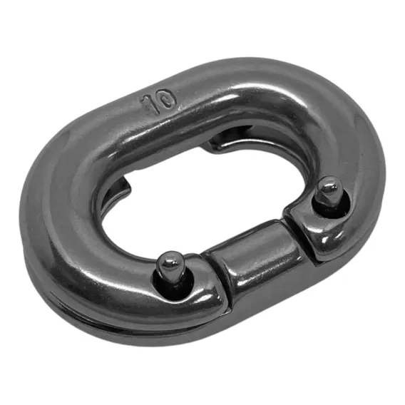 Elo Para Emenda De Corrente Em Aço Inox 316 10mm Foto 1