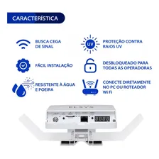 Elsys Kit Amplimax Fit Internet Rural e Roteador e Cabo 15m Foto mini 4