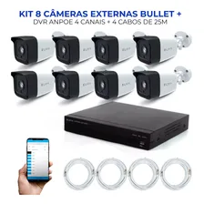 Elsys Kit completo CFTV 8 Câmeras com DVR Fácil Via App Foto mini 1