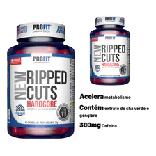 Emagrecedor TermogĂȘnico Ripped Cuts Hardcore 60caps Profit Foto mini 4