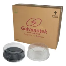 Embalagem Bolo Tortas - Galvanotek G-32 M - 0,75kg C/100 Bra Foto mini 1