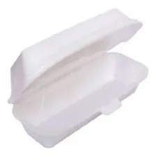 Embalagem Cachorreira Isopor Hot Dog H04 Branca C/400 Cor Branco Foto mini 1