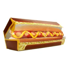 Embalagem Caixa Cachorro Quente Hot Dog 21cm Delivery 100 Un Foto mini 2
