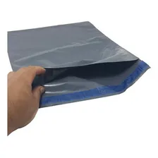 Embalagem Cinza Reciclado Saco Envelope 40x50 40 X 50 1000un Foto mini 4