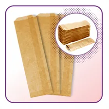 Embalagem De Papel Saco Talher Pardo Liso - 2000 Unidades Foto mini 2