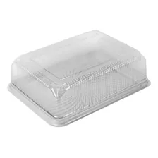 Embalagem Descartavel Plástica Bolo Torta Doce Unidade Foto mini 1