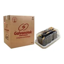 Embalagem Mini Torta Retangular 300g Galvanotek G-62m C/150 Cor Branco Foto  mini 1