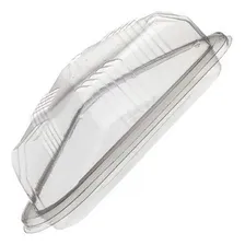 Embalagem Para Fatia Torta - Triangular Sanpack S-630 C/100 Cor Transparente Foto mini 3