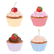 Embalagem Pet Quad P/4 Doce Cupcake Sanpack S-15 C/200 (2cx) Cor Transparente Foto mini 3