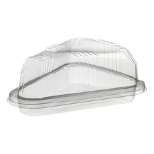 Embalagem P/fatia Torta Triangular Sanpack S-630 C/200 (2cx) Cor Transparente Foto mini 4