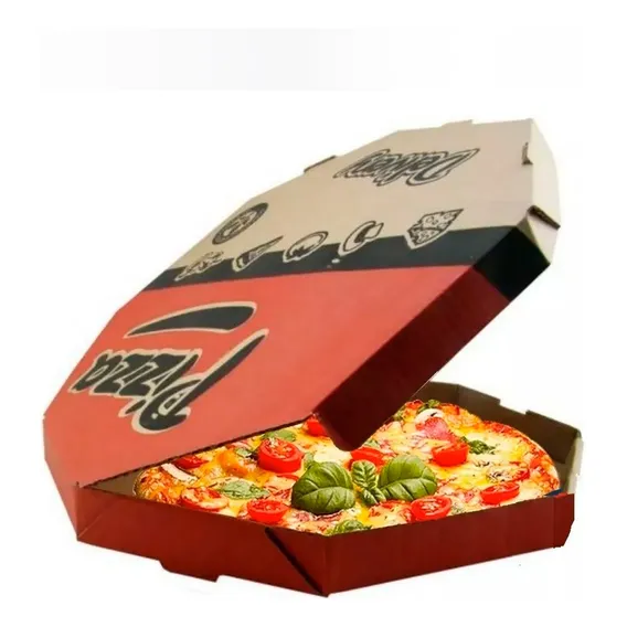 Embalagem Pizza 30cm 100un Tampa Fundo Unidos Caixa Delivery Cor Parda Foto 1