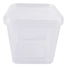 Embalagem pote Quadrado 250ml Semi Acrílico cx c/240un - Prafesta Foto mini  2