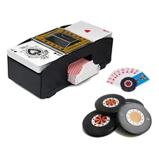 Embaralhador Automático Com 4 Suportes De Cartas De Baralho Foto mini 1