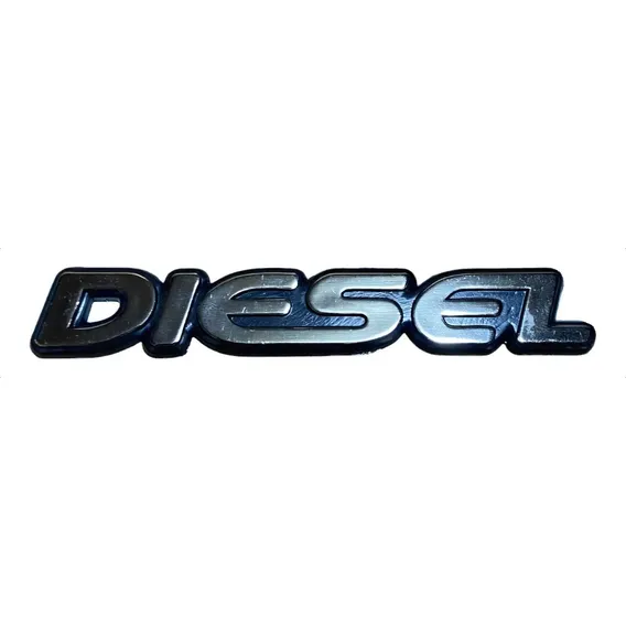 Emblema Adesivo Diesel Pequeno Blazer S10 Cromado Resinado Foto 1