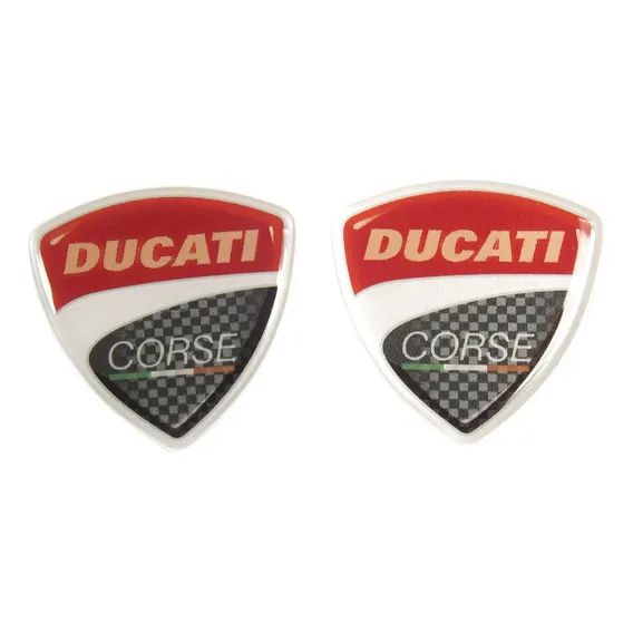 Emblema Adesivo Resinado Ducati Corse 5x5 Par Rs4 Foto 1