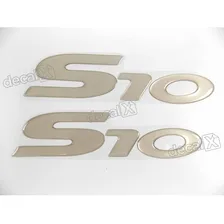 Emblema Adesivo Resinado S10 2006 Prata S10r52 Cor Adesivo S10 Prata Foto mini  3
