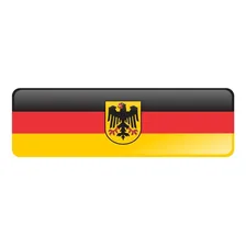 Emblema Adesivo Resinado Volkswagen Bandeira Alemanha Rs02 Foto mini 1