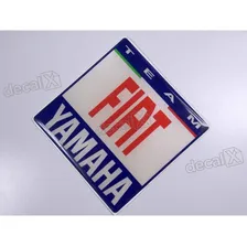 Emblema Adesivo Resinado Yamaha Team Fiat 8x8 Cms Cor ADESIVO EMBLEMA GRÁFICO TEAM FIAT Foto mini 4