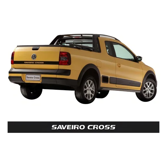 Emblema Adesivo Tampa Traseira Volks Saveiro Cross G5/g6 Foto 1
