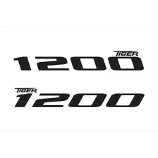 Emblema Adesivo Tanque Triumph Tiger 1200 Explorer Cromado Cor PRATA Foto mini  2