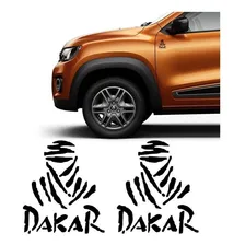 Emblema Dakar Rally Trilha Adesivo Troller Mitsubishi - Par Foto  mini 1