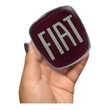 Emblema Kit Adesivo Resinado Fiat Bravo Dianteiro Traseiro Cor Vermelho Foto mini 3