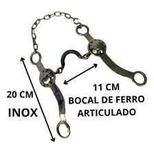 Embocadura Freio Articulado Maluquinho Em Inox Foto mini 2
