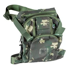 Embornal Tático Bolsa Pochete De Perna Militar Coldre Velado Cor Exercito Desenho Do Tecido Camuflado Foto  mini 1