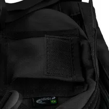 Embornal Tático Bolsa Pochete De Perna Militar Coldre Velado Cor Preto Desenho Do Tecido Lisa Foto mini 3