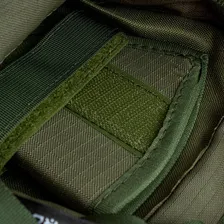 Embornal Tático Bolsa Pochete De Perna Militar Coldre Velado Cor Verde Desenho Do Tecido Lisa Foto mini 4