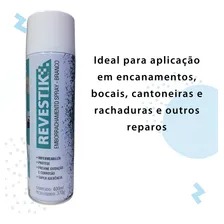 Emborrachamento Spray Impermeabilizante Revestik 400ml Cor Branco Foto mini  2