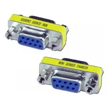 Emenda Cabo Serial Femea Adaptador Serial Rs232 Db9 Foto mini 1