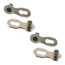 Emenda Corrente Kmc 9v Power Link Silver Prata - Speed Mtb Foto mini 2