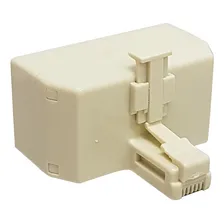 Emenda Divisor Rj11 Telefone Pino 4 Vias 1 Macho 3 Fêmea Foto mini  2