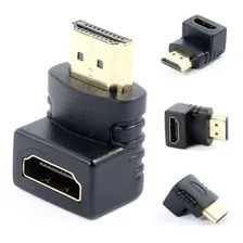 Emenda Hdmi Adaptador 90 Graus Hdmi Macho X Fêmea Em L Foto mini  3
