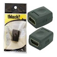 Emenda Hdmi FĂȘmea X Hdmi FĂȘmea Banhado A Ouro - Tblack Foto mini 2