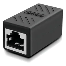 Emenda Para Rj45 Ponto FĂȘmea A Ponto FĂȘmea Preta Foto mini 1