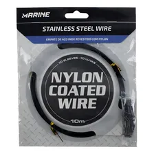 Empate Aço Pesca Marine Sports Black Nylon 10m 75lb 70 Luvas Foto mini 2