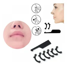 Empina Nariz Nose Up Secret Corretor Nasal Pronta ! Cor Preto Tamanho 3 Pares: Pequeno, Médio, Grande Foto mini 1