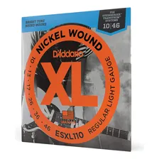 Enc Guitarra D Addario 010 Esxl110 Double Ball Foto mini  3