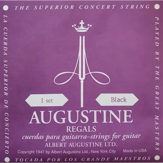 Enc Violao Ny Augustine Regal Black Foto 1