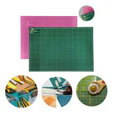 Encadernação Scrapbook Réguas Gabaritos Cortador Base Corte Cor Base Verde E Rosa Cortador Am Foto mini  2
