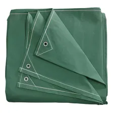 Encerado Fio 8 Algodão Verde Militar Impermeável 10x6 Metros Foto mini 1