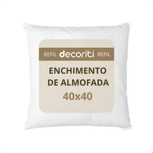 Enchimento Para Almofada 40x40 Fibra Siliconada Antialérgica Foto mini 1
